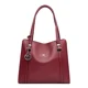 thumbnail image 3 of Bolsos de mano de piel sintética suave auténtica para mujer, bolso de hombro vintage, bolso de mano de diseñador de lujo para mujer, bolsos de mano de gran capacidad, Sac A Main, 3 of 5