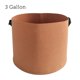 thumbnail image 1 of Toystoory Bolsas para cultivo de plantas de jardín de 1/2/3/5/7 galones, maceta para flores y verduras, maceta para jardín de patatas, bolsa para cultivo Jardín y Patio Marrón (3 galones) 25D*23H, 1 of 6