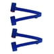 thumbnail image 2 of Sonducket Portador de hombro de esquí ajustable, 2 pack/lote, con EVA Premium para correa de transporte de esquí de amplia aplicación Deportes de nieve Azul, 2 of 6