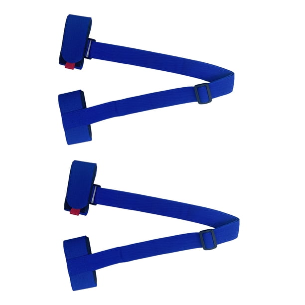 Toystoory Portador de hombro ajustable para esquí, 2 piezas, con correas elásticas y duraderas para mango de esquí, EVA Premium Deportes de nieve Azul