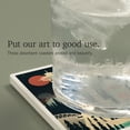 thumbnail image 4 of Lantern Press Seattle, Washington, Retro Skyline Chromatic Series (Absorbent Ceramic Coasters Set of 4 Matching Images, Cork Back, Kitchen Table Decor), 4 of 4