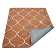 thumbnail image 4 of Rugsotic Carpets Hand Tufted Wool Eco-Friendly Area Rugs - 8'x11', Rectangle, Red Beige, Modern Contemporary Design, High Pile Handmade Anti Skid Rugs for Living Room, Bed Room (K01004), 4 of 6
