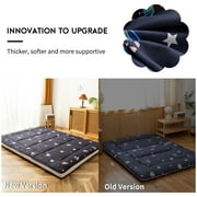 MAXYOYO Extra Thick Futon Floor Mattress, Padded Japanese Folding Roll up Mattress, Portable Mattress Shikibuton, Full