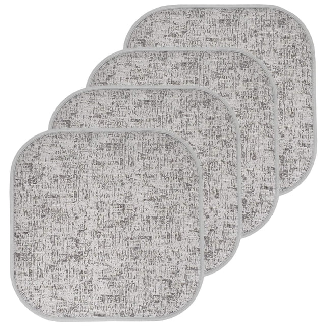 Cojín para silla Sweet Home Collection, espuma viscoelástica, 40 x 40 cm, paquete de 4 unidades