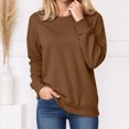 thumbnail image 2 of Towmus Womens Crew neck Sweatshirts for Women Casual Long Sleeve Sweatshirt Relaxed Fit Tops, 2 of 3