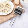 thumbnail image 1 of Noodle Cutter Stainless Steel Manual Noodle Cutter Noodle Peeler Vanilla Chive Noodle Cutter, 1 of 7