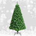 thumbnail image 1 of Patiojoy 6FT Pre-lit Artificial Christmas Tree, Multi-Colored Fiber Optic Spruce Tree Artificial Xmas Tree, 1 of 10