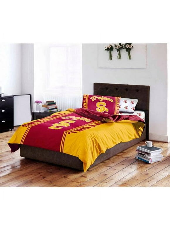 NCAA USC Trojans Bed in a Bag Complete Bedding Set - Twin