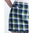 thumbnail image 4 of Free Assembly Women’s Tweed Mini Skirt with Fringe Hem, Sizes 0-20, 4 of 6