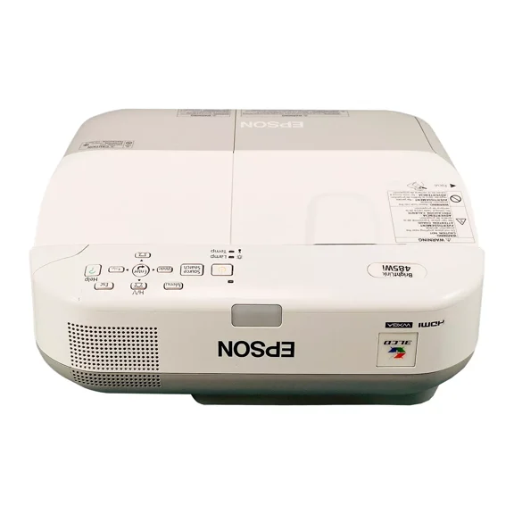 Pre-Owned Epson BrightLink 485Wi 3LCD Projector Ultra Short Throw ELPLP80 HDMI MHL with Accessories Bundle
