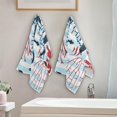 thumbnail image 3 of Summer Sea Anchor Hand Towels 2 PCS, Watercolor Octopus Quote Kitchen Towel Ultra Soft and Highly Absorbent,Decorative Fingertip Face Towel for Bathroom Hotel, 28.3"x14.4", 3 of 4