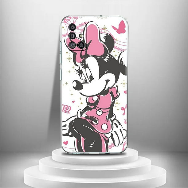 Funda de Mickey Mouse y Minnie Mouse para Samsung Galaxy, carcasa suave para teléfono inteligente, A52, A12, A32, A51, A71, A21s, A50, A53, A31, A13, A22, A23 qiuyongming unisex