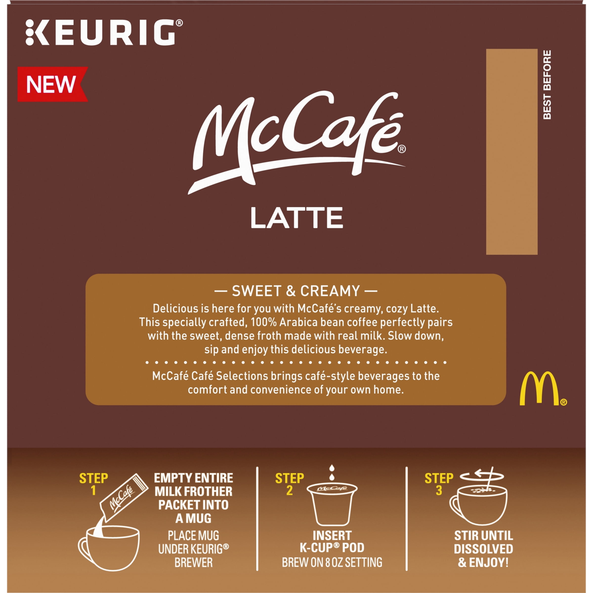 Latte Coffee Keurig K Cup Pods 