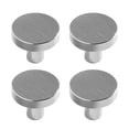 thumbnail image 2 of Poignée Ronde Minimaliste Moderne pour Tiroir d'Armoire Espace Aluminium, 2 of 8