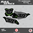 thumbnail image 3 of Kalair GFX Graphics Kit for Kawasaki KX250F (2021-2023) Rail Series, 3 of 5