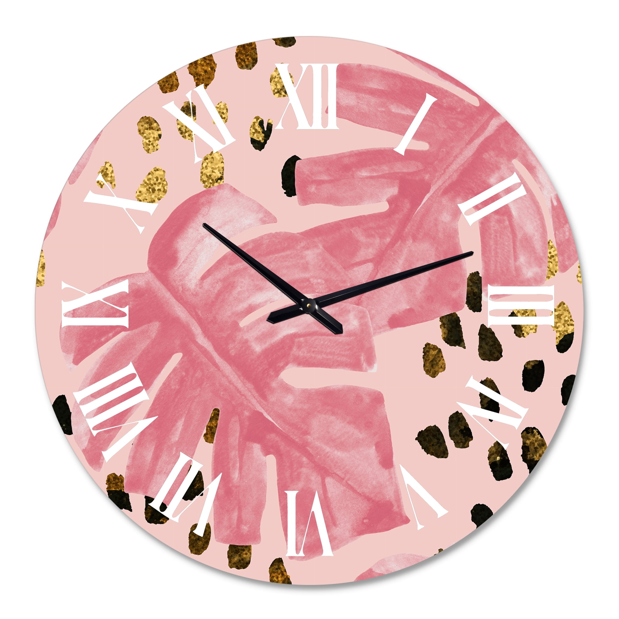 Designart 1 in Quartz Tropical Wall Clock