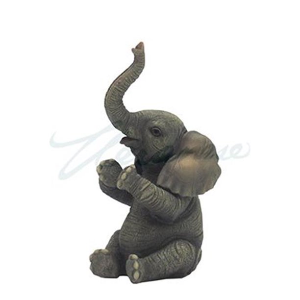 Veronese Design WU70215EB Baby ElephantSitting & Applauding Figurine