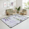 thumbnail image 4 of Crawling Indoor Carpet Play Mat Lavender Flowers for Living Room Bedroom Educational Nursery Floor Mat Area Rug 60x39inch Carpet Runner, 4 of 6