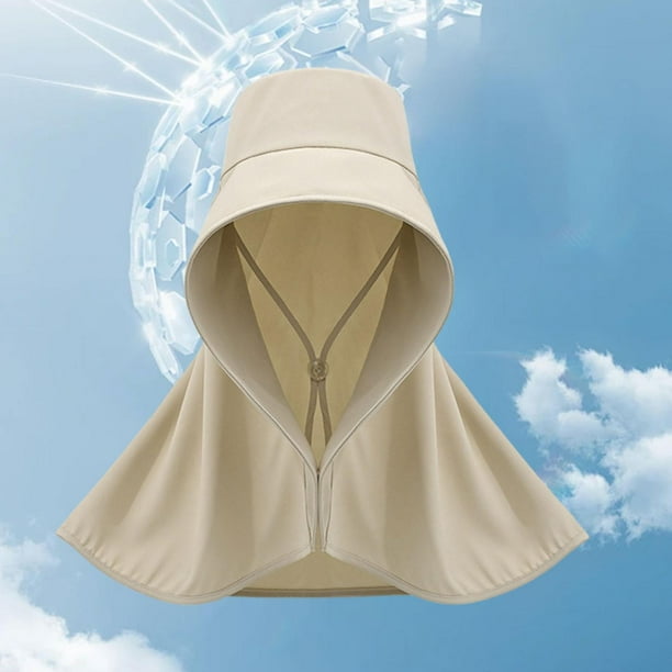 Sun visor gorro de playa plegable para perros para caminar actividades al aire libre de pesca de piscina Beige