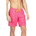 thumbnail image 5 of Tipsy Elves Men's Vacation Pink Banana Peel Stretch Swim Trunks Size XX-Large, 5 of 7