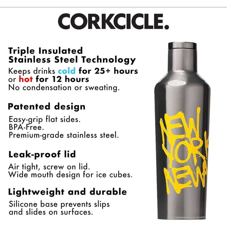 Jean Michel Basquiat x Corkcicle 16oz Triple Insulated Stainless