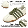 thumbnail image 3 of Knivor Slip On Casual Sneakers for Women Elastic Adjustable Strap Low Top Sneakers Non Slip Gum Sole Lightweight Flat Fashion Casual Shoes, 3 of 9
