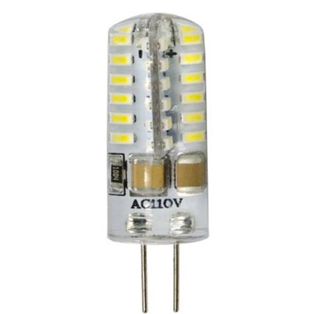 

Dabmar Lighting DL-LED-G4S-2.2-64K 2.2 watts 48 LED 110 V Bi-Pin Silicone Round