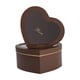 thumbnail image 4 of 2 cajas de regalo con forma de corazón, cajas de cartón, cajas decorativas para dulces, cajas de regalo con flores Café, 4 of 9