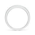 thumbnail image 2 of ANGARA Natural Channel Set Emerald and Diamond Semi Eternity Ring in 14K White Gold for Women (Size-2.1mm) | May Birthstone, Birthday, Anniversary, Jewelry Gift for Women | Natural Emerald Ring, 2 of 11