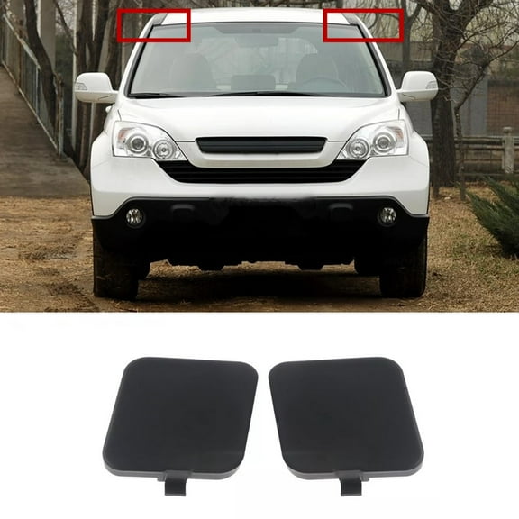 Furulu 1 Pair Windshield Side Garnish Lid Cover For Honda CR-V 2007 2008 2009 2010 2011