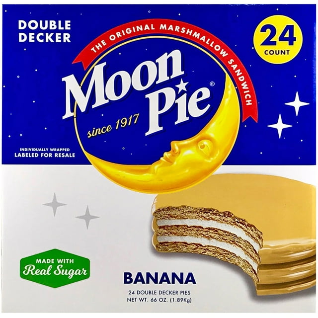 MoonPie Double Decker Banana, 2.75 oz., 24 ct.