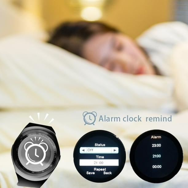 Y1 Smart Watch Round Nano SIM Card fitness Business Smartwatch For IOS Android Walmart