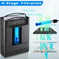 thumbnail image 2 of Filtro para acuario TARARIUM con luz UV, 4 etapas, ajustable, 150 gal, 2 of 9