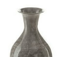 thumbnail image 2 of Benjara BM313406 16 in. Rock Vintage Flower Vase, Home Decor - Antique Gray Metal, 2 of 5