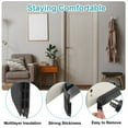 thumbnail image 5 of 2 Pack Silicone Door Draft Stopper Door Weather Stripping Door Sweep, Brown, 5 of 6