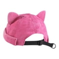 thumbnail image 3 of Gorra Docker, gorro ajustable con borde enrollable, sin ala, para picnic y fiestas Rosa roja, 3 of 8