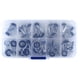 thumbnail image 1 of Yuarrent Kit de reparación de 36 piezas, anillo de cerámica de acero inoxidable, bucles de guía, tapas de punta de repuesto Pescar, 1 of 6