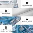 thumbnail image 6 of Ocean Blue Octopus Outdoor Rug for Patio/Deck/Porch, Non-Slip Large Area Rug 5 x 7 Ft, Nautical Castle Coastal Lighthouse Indoor Outdoor Rugs Washable Area Rugs, Reversible Camping Rug Carpet Runner, 6 of 8