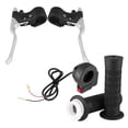 thumbnail image 3 of Throttle Kill Switch Brake Levers Kit for Pocket Bike Mini Motorcycle, Made of  Aluminum and ABS, Suitable for 22mm Handlebar, Professional Aftermarket Replacement, 3 of 8