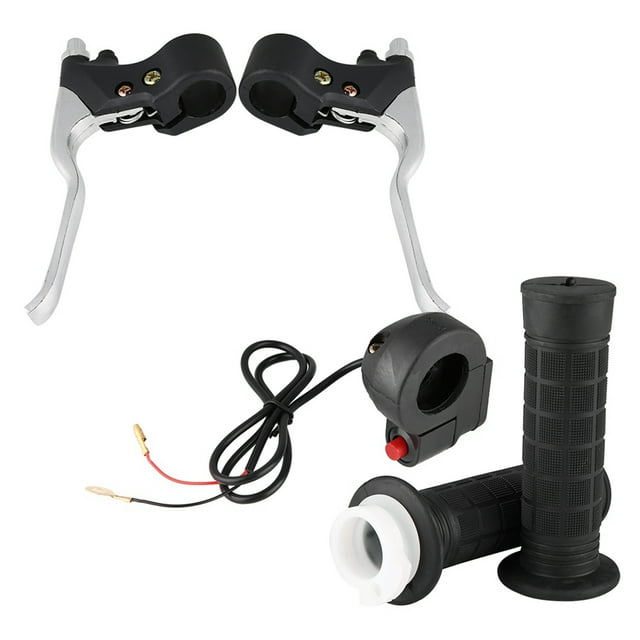 Handle Grips, Professional Brake Levers Replacement Throttle Brake Levers, For Mini Moto Motorcycle