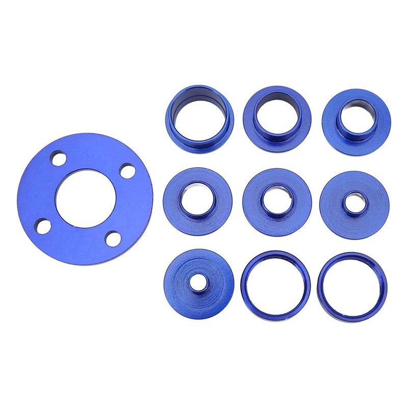 Router Guide Bushing Set, Aluminum Alloy 10 Pcs Portable Easy to Router