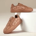 thumbnail image 2 of Women's Ribbon Lace-Up Fashion Sneakers Arch Support Walking Shoes, 2 of 6