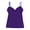 Dark Purple, variant on Camisole With Built In Bra For Women,Adjustable Spaghetti Strap Tank Compression Tanks Shapewear Camisole Athletic Tank Tops Cami With Built In Bra U Neck Shapewear Spaghetti Strap Tank Top