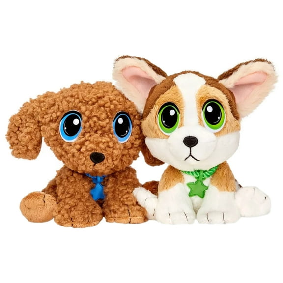 Rescue Tales Babies BFF Corgi & Goldendoodle Puppy Dog Plush Stuffed Animal Pets