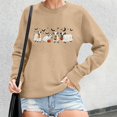 thumbnail image 2 of VBARHMQRT Leopard Hoodie Ladies' Loose Top Cute Print Hoodie, 2 of 4