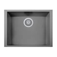 thumbnail image 2 of ON6010ST-42 17 in. One Undermount Granite Composite Single Bowl Kitchen Sink, Titanium, 2 of 2