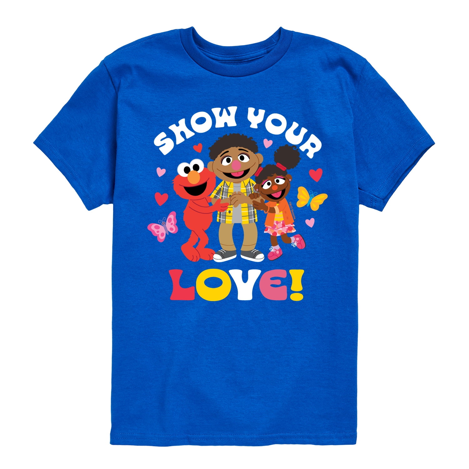 Sesame Street - Show Your Love Short Sleeve Graphic T-Shirt