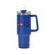 thumbnail image 1 of Taza para coche, taza con mango de acero inoxidable 304, taza de hielo con pajita, 40oz, 1 of 7