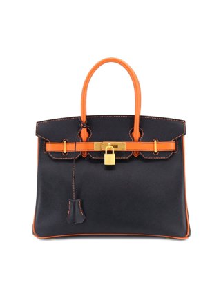 Hermès - Authenticated Birkin 35 Handbag - Leather Orange Plain for Women, Very Good Condition