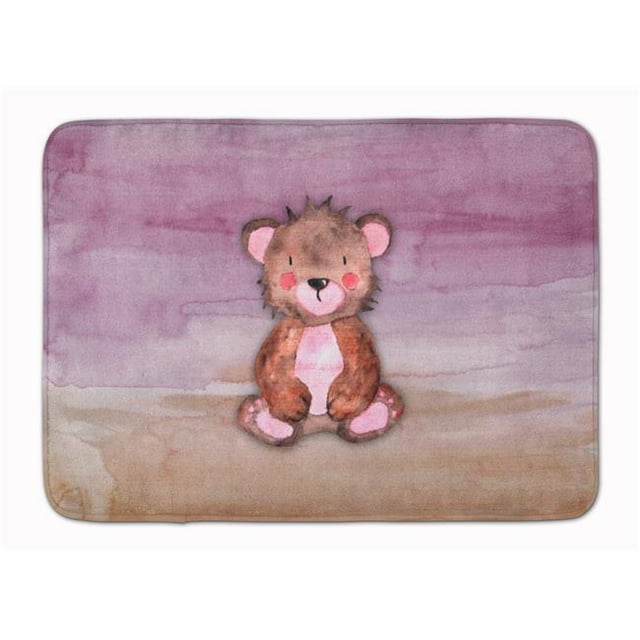 Carolines Treasures BB7441RUG Bear Cub Watercolor Machine Washable Memory Foam Mat